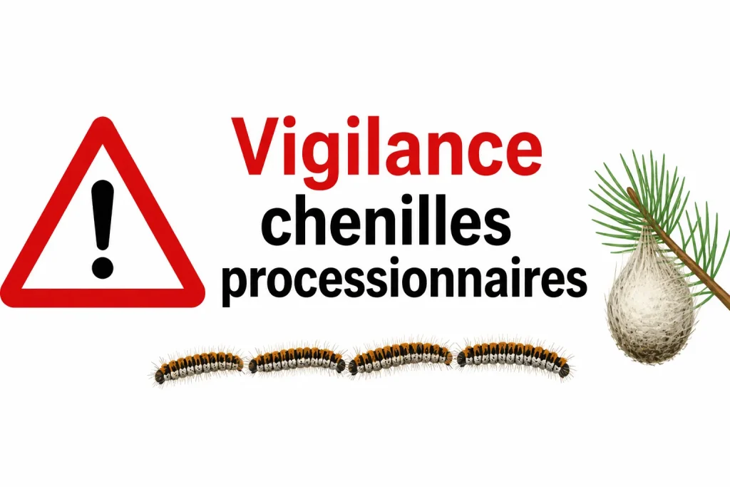 Lire la suite de l'actualité Vigilance chenilles processionnaires