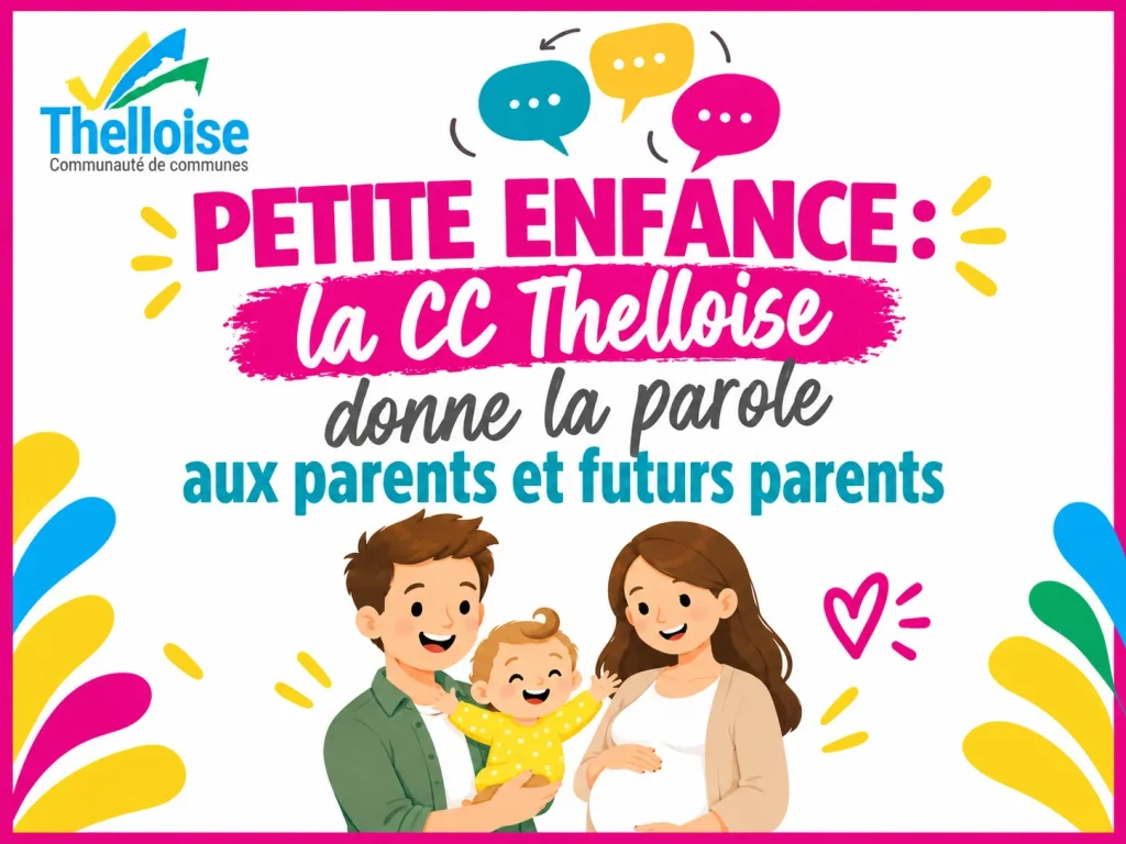 Lire la suite de l'actualité Petite enfance : la CC Thelloise donne la parole aux parents et futurs parents